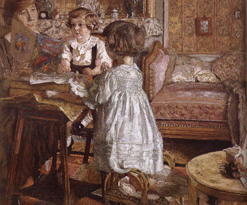 Edouard Vuillard Weil lady and her children